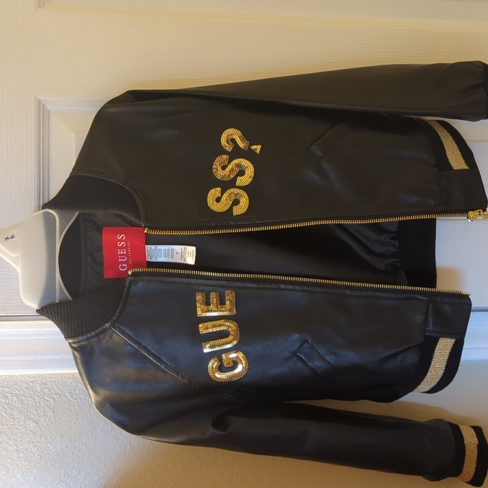 Girls Pleather Jacket